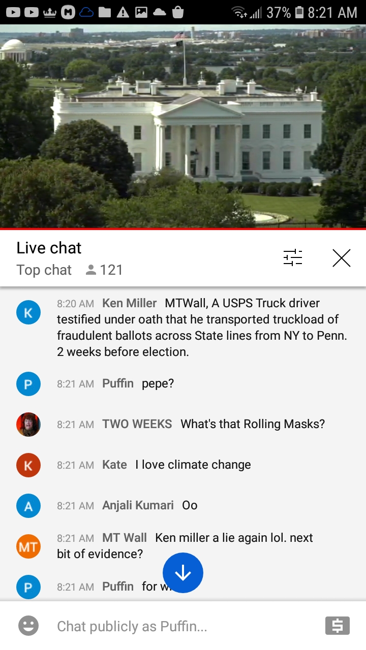 High Quality EarthTV WH chat 7-18-21 #182 Blank Meme Template