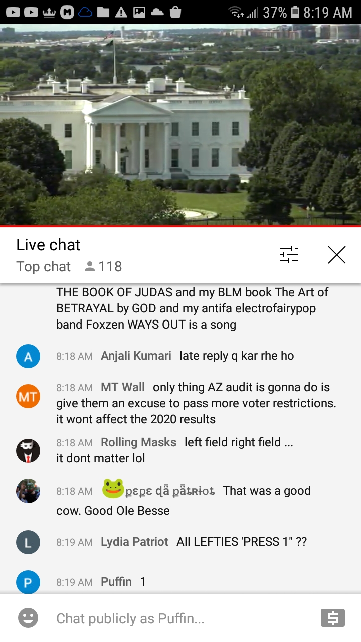 High Quality EarthTV WH chat 7-18-21 #185 Blank Meme Template