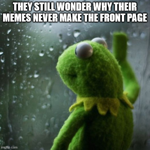 sometimes I wonder  | THEY STILL WONDER WHY THEIR MEMES NEVER MAKE THE FRONT PAGE | image tagged in sometimes i wonder | made w/ Imgflip meme maker