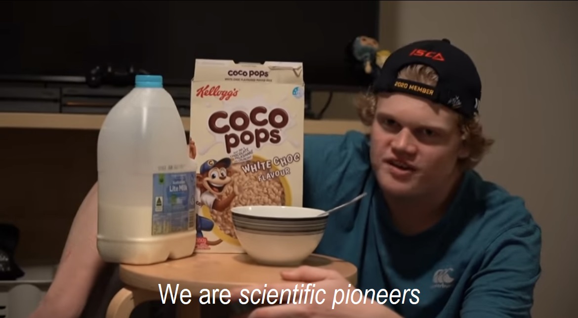 We are scientific pioneers Blank Meme Template