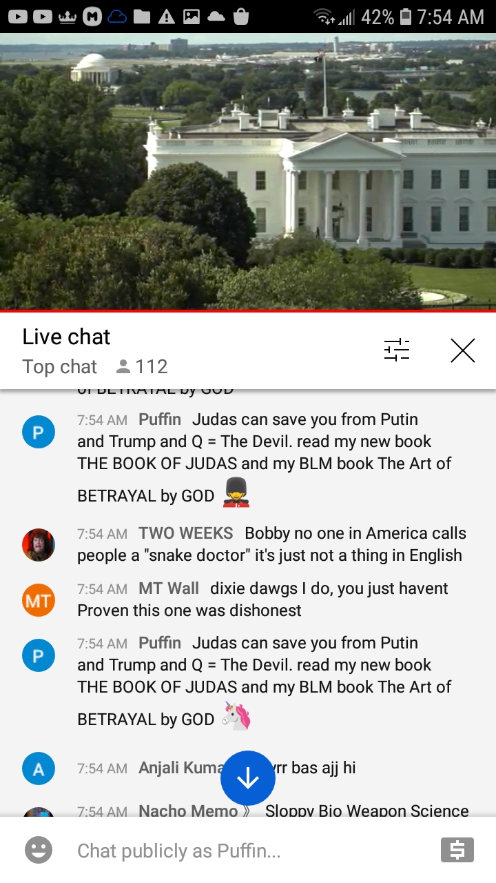 High Quality EarthTV WH chat 7-18-21 #192 Blank Meme Template