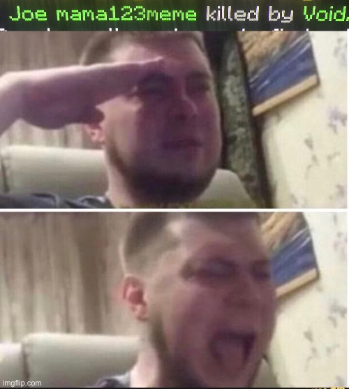 Rip | image tagged in crying salute | made w/ Imgflip meme maker