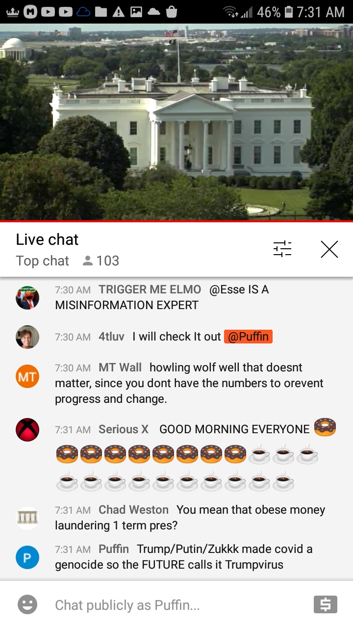 High Quality EarthTV WH chat 7-18-21 #245 Blank Meme Template