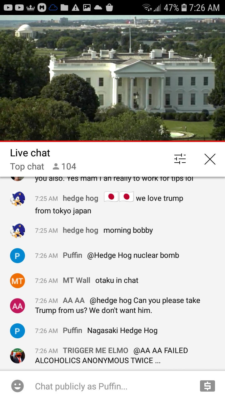 High Quality EarthTV WH chat 7-18-21 #257 Blank Meme Template