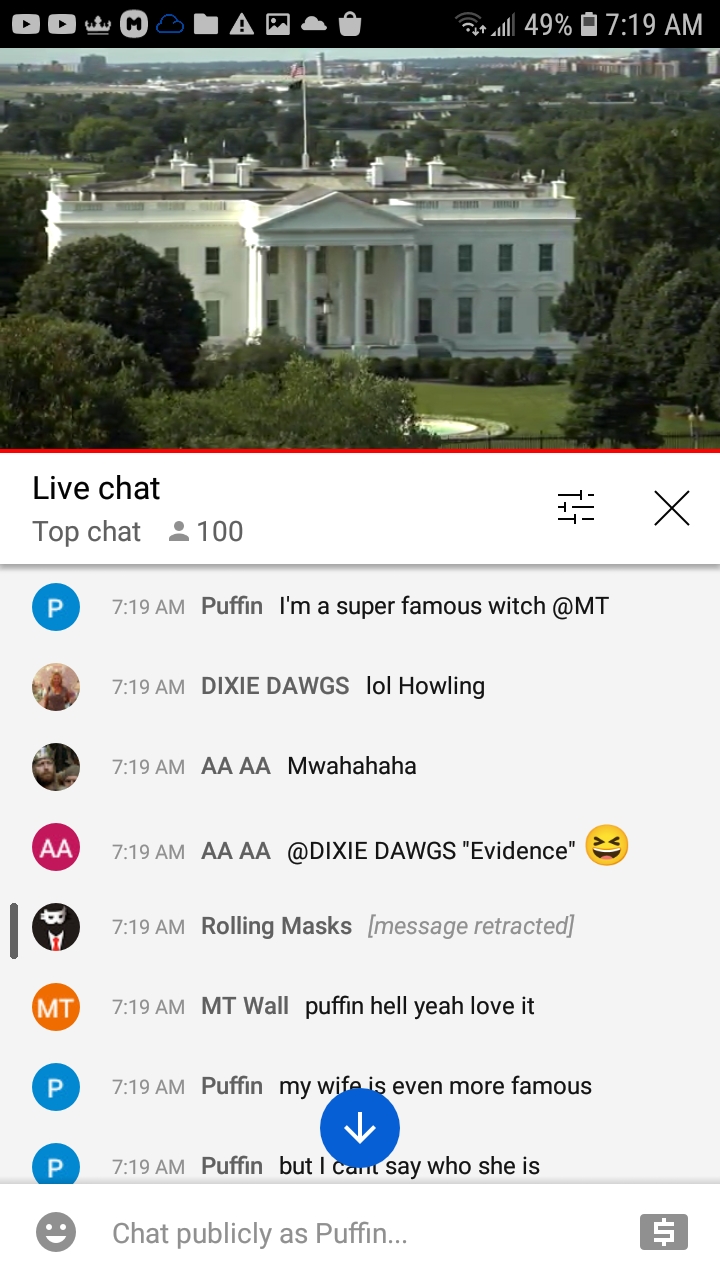 High Quality EarthTV WH chat 7-18-21 #275 Blank Meme Template