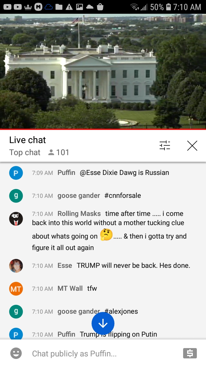 High Quality EarthTV WH chat 7-18-21 #290 Blank Meme Template