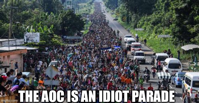 THE AOC IS AN IDIOT PARADE | made w/ Imgflip meme maker