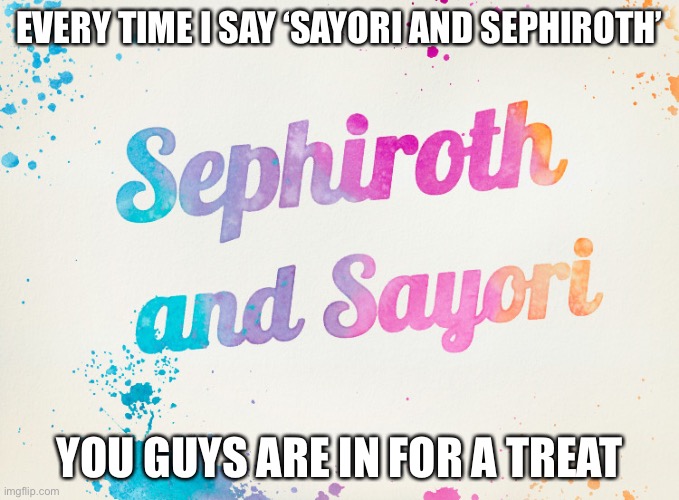 Sayori and Sephiroth - Imgflip