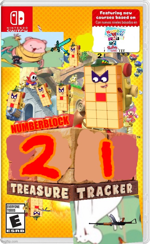 Captain toad treasure tracker but it's numberblock 21 | NUMBERBLOCK | image tagged in captain toad,peepoodo,numberblocks,expand dong,numberblock 21 | made w/ Imgflip meme maker