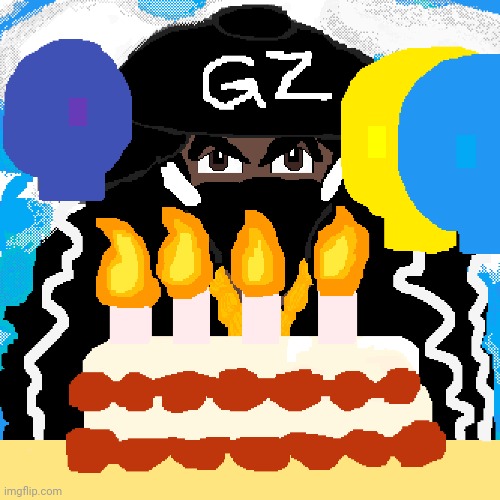 My birthday artwork | image tagged in happy birthday,birthday,artwork,art,drawings,drawing | made w/ Imgflip meme maker