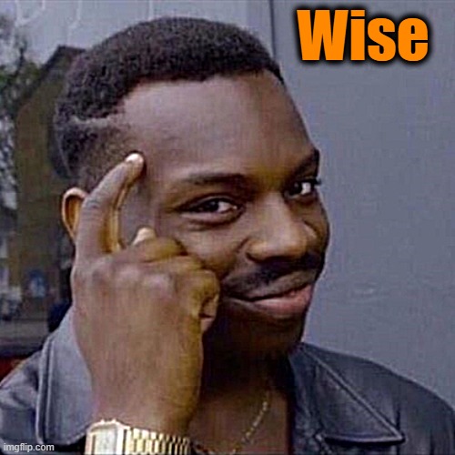 wise black guy | Wise | image tagged in wise black guy | made w/ Imgflip meme maker