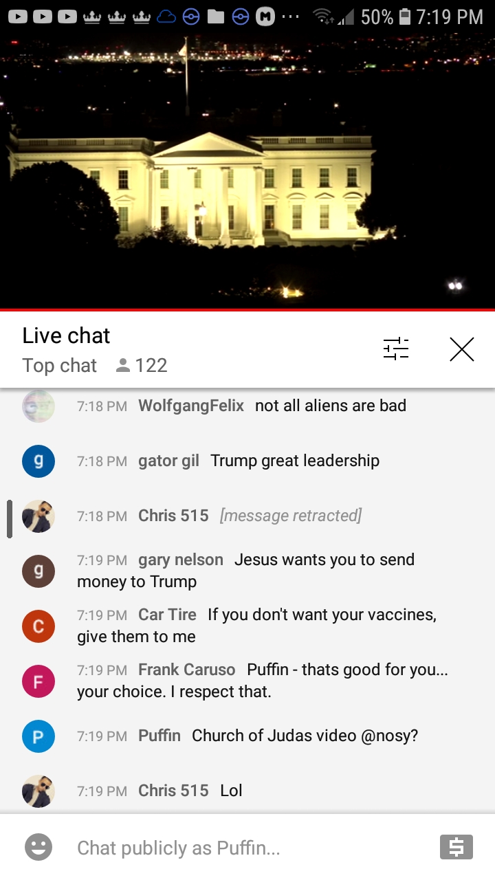 High Quality EarthTV WH chat 7-17-21 #31 Blank Meme Template