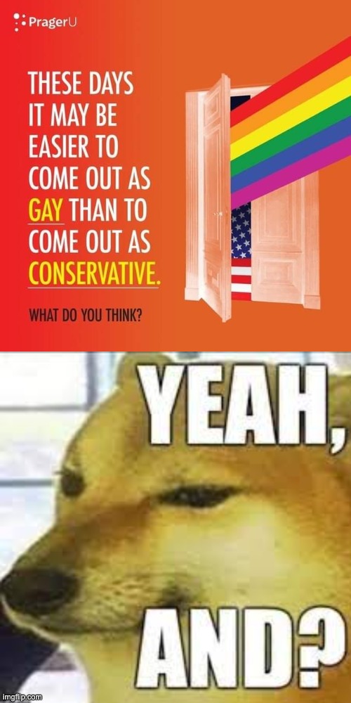 As it should be. | image tagged in lgbtq,trans rights,prageru,conservatives,gay pride | made w/ Imgflip meme maker