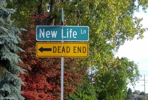 who wants to get on this road | image tagged in stupid signs,streets | made w/ Imgflip meme maker