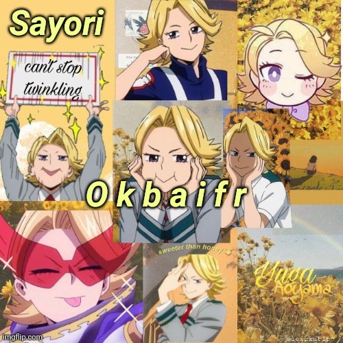 Another Yuga Temp, holy shit | O k b a i f r | image tagged in another yuga temp holy shit | made w/ Imgflip meme maker