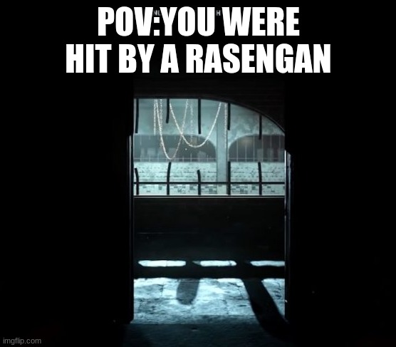 COD Gulag | POV:YOU WERE HIT BY A RASENGAN | image tagged in cod gulag | made w/ Imgflip meme maker
