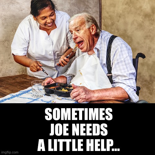 The source of Biden’s chin-food is revealed! - Imgflip