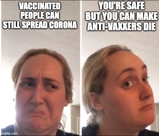 covid vaccine im fine meme