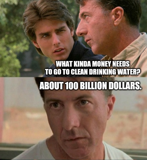 Rainman about $100 billion #4 Blank Meme Template