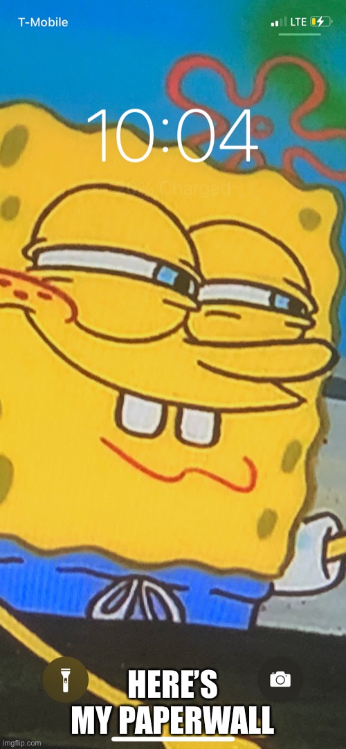 Sexual predator sponge | HERE’S MY PAPERWALL | made w/ Imgflip meme maker