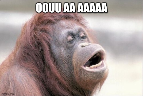 Monkey OOH Meme | OOUU AA AAAAA | image tagged in memes,monkey ooh | made w/ Imgflip meme maker