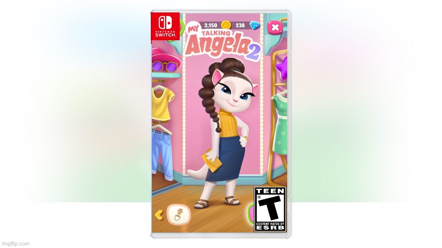My Talking Angela 2 on Nintendo Switch | made w/ Imgflip meme maker