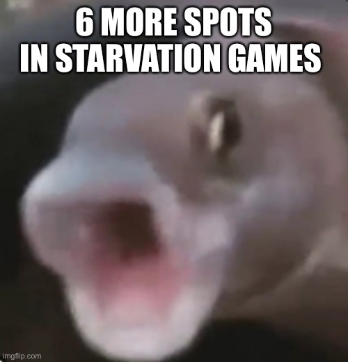 Puma | 6 MORE SPOTS IN STARVATION GAMES | image tagged in poggers fish | made w/ Imgflip meme maker