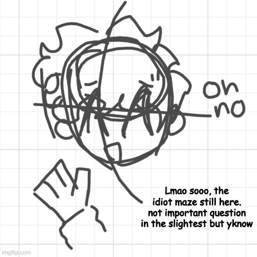 lmao idfk | Lmao sooo, the idiot maze still here. not important question in the slightest but yknow | image tagged in lmao idfk | made w/ Imgflip meme maker