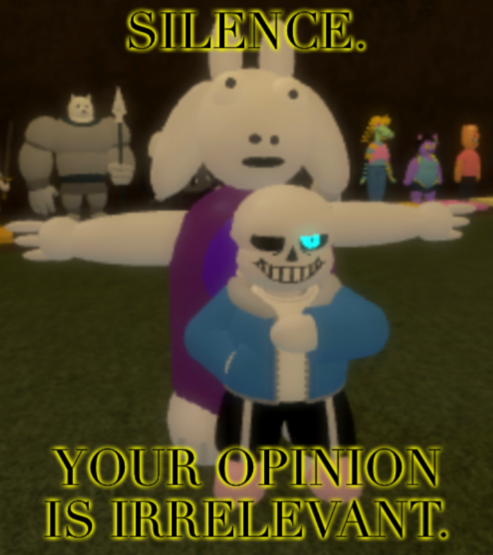 Your Opinion Is Irrelevant Blank Meme Template