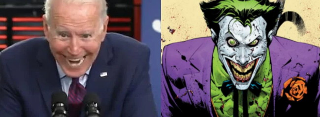 Biden is the Joker Blank Meme Template