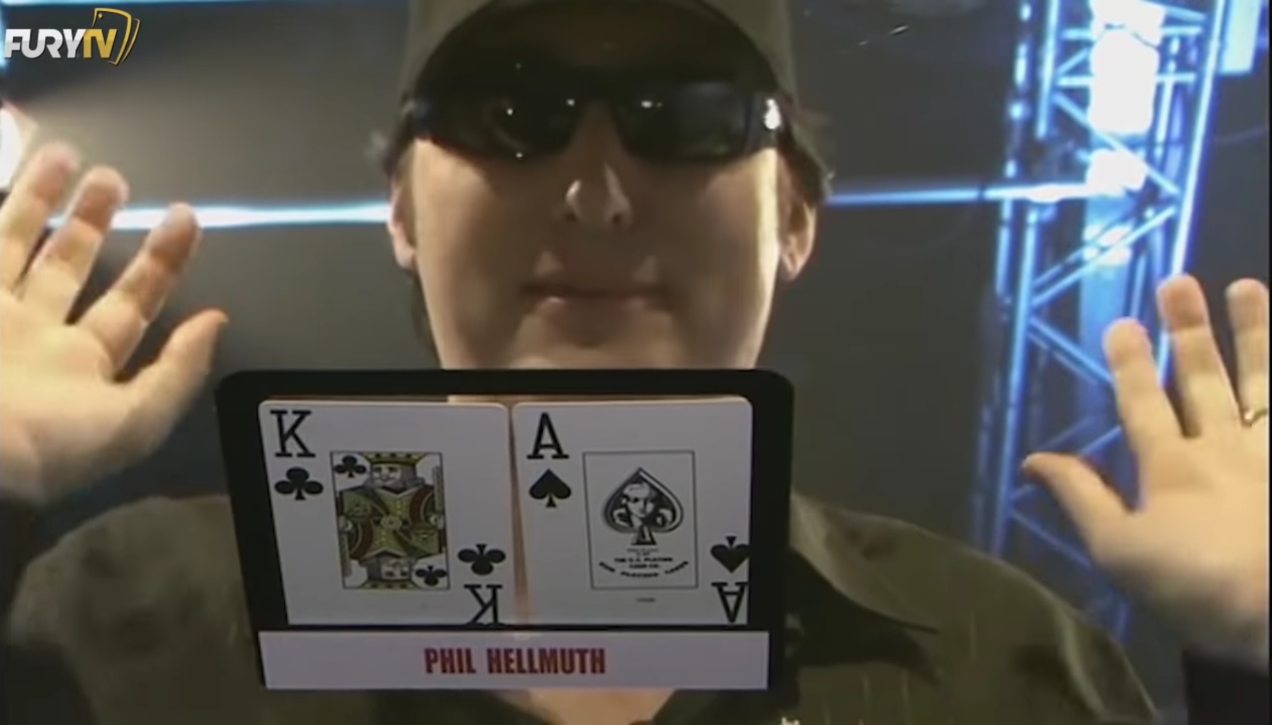 High Quality Phil Hellmuth Blank Meme Template