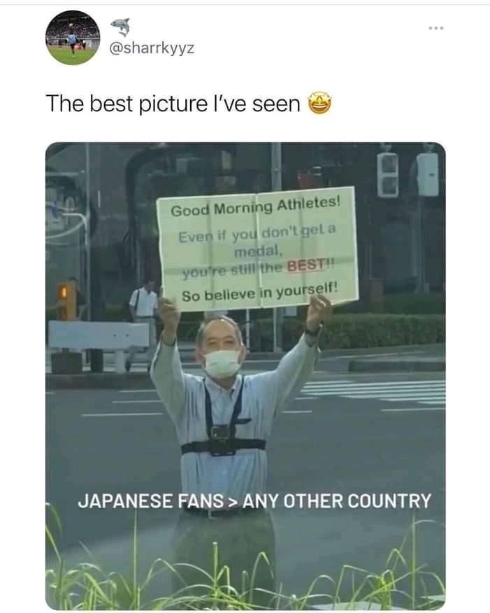 Japanese Olympic fan Blank Meme Template
