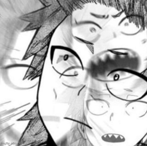 kirishima gay panic | image tagged in kirishima gay panic | made w/ Imgflip meme maker