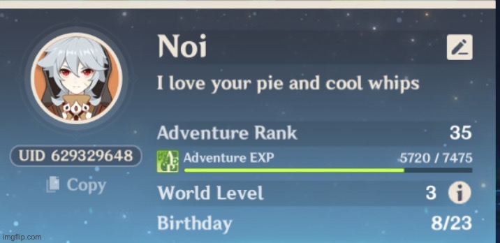 If anyone here plays Genshin, can I have a new friend? | made w/ Imgflip meme maker