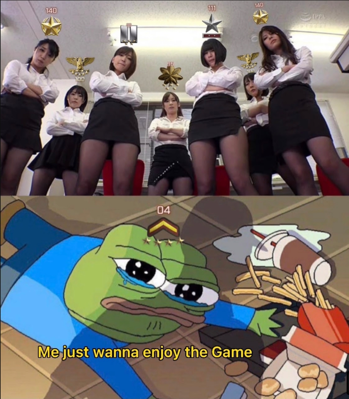 Pepe bully Blank Meme Template