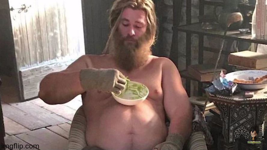 Fat Thor | image tagged in fat thor | made w/ Imgflip meme maker