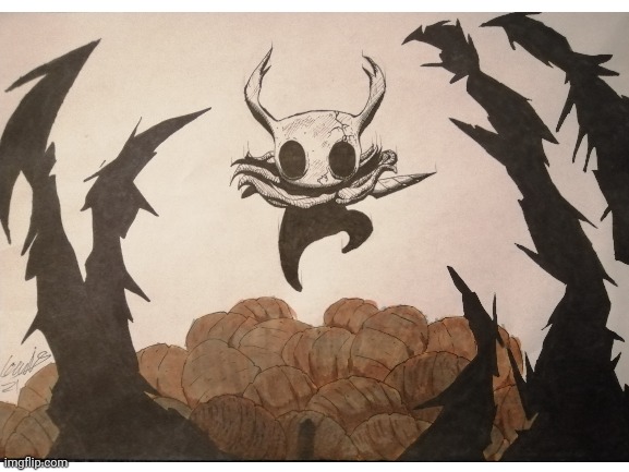 Hollow Knight fanart | image tagged in hollow knight | made w/ Imgflip meme maker