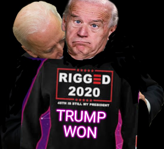 Sleepy Joe, Fraud In Charge | TRUMP
WON | image tagged in fraud,joe biden worries,pedophile,election fraud,bullshit | made w/ Imgflip meme maker