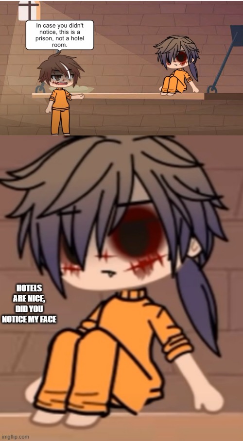 A funny meme to start the day | HOTELS ARE NICE, DID YOU NOTICE MY FACE | image tagged in funny | made w/ Imgflip meme maker