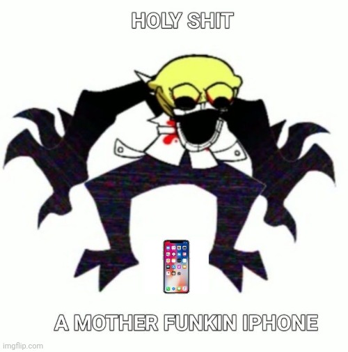 He got his iphone :] | made w/ Imgflip meme maker