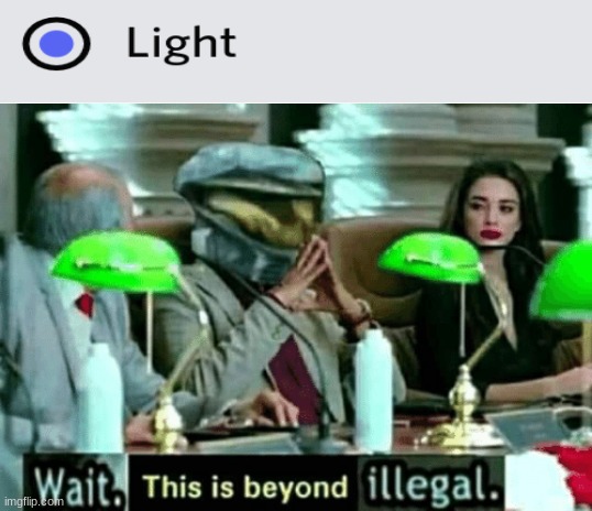discord light modes very existence is a sin. | image tagged in wait this is beyond illegal | made w/ Imgflip meme maker