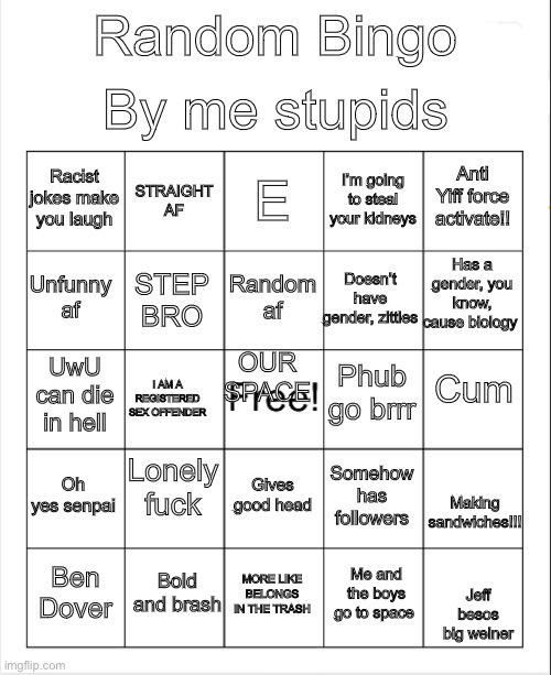 Bingo bitches Blank Meme Template