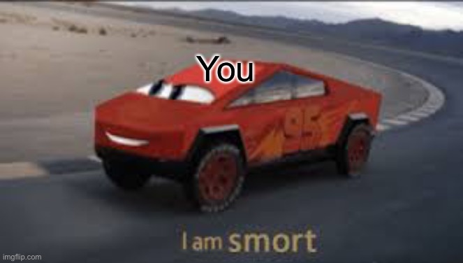 I am smort | You | image tagged in i am smort | made w/ Imgflip meme maker