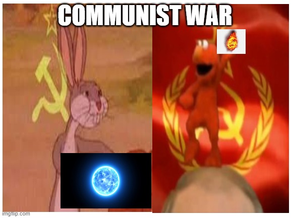 soviet pyro smash and energy ball | COMMUNIST WAR | image tagged in fighting | made w/ Imgflip meme maker