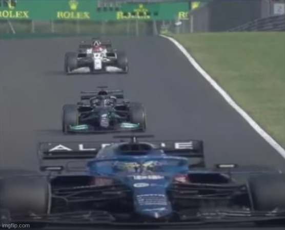 alonso defending | made w/ Imgflip meme maker