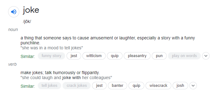 Joke meaning Blank Meme Template