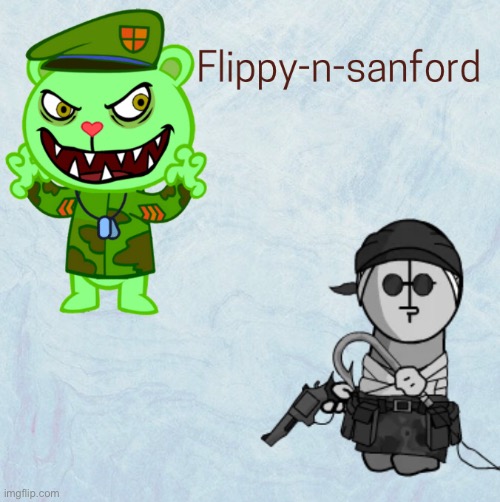 High Quality Flippy-n-sanford’s temp TY SUGA :D Blank Meme Template