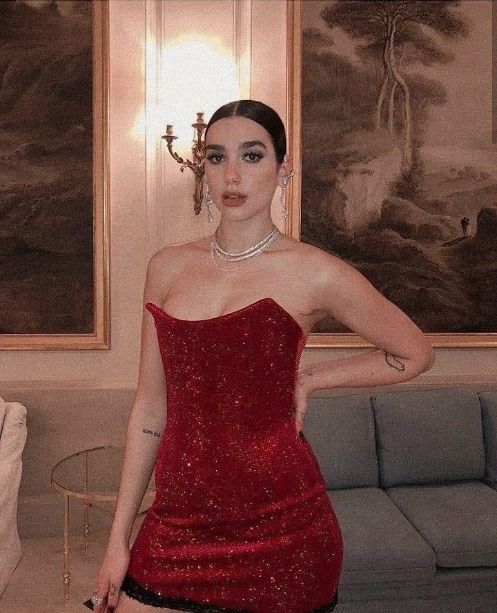 Dua Lipa classy Blank Meme Template