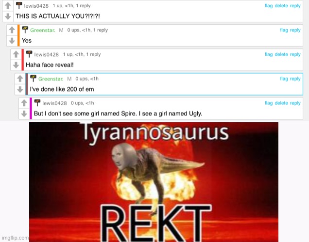 I got permission to post her name. | made w/ Imgflip meme maker