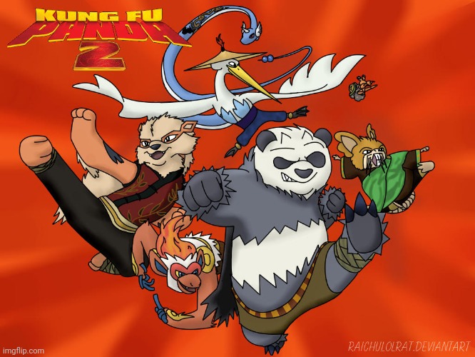 Kung Fu Pangoro -not mine- | image tagged in pokemon,kung fu panda,crossover | made w/ Imgflip meme maker